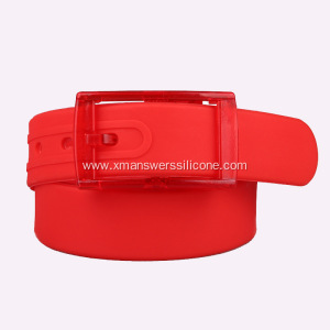 Fashion women belt silicone rubber belt